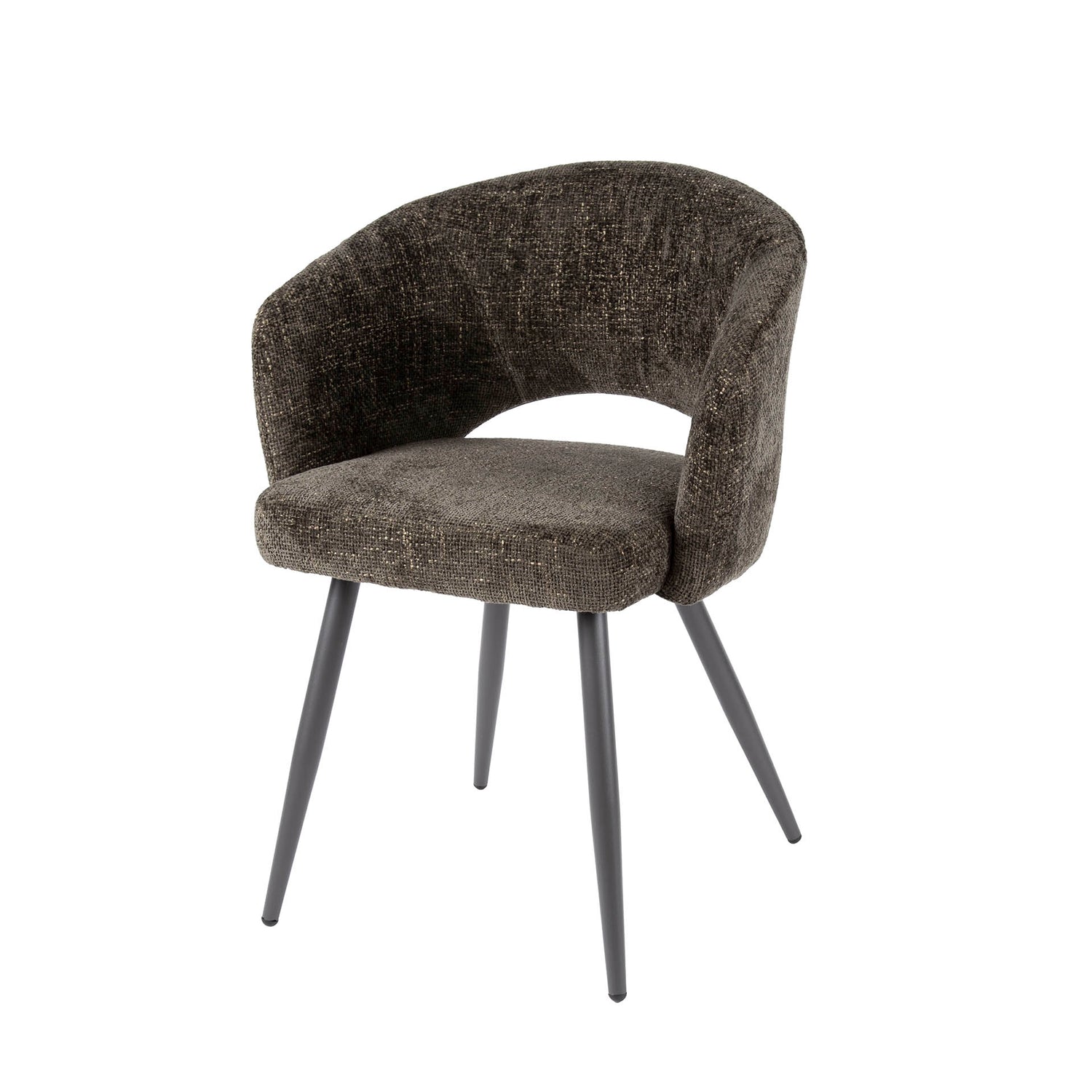Armstoel Salon 2 stuks - 58x56x81 cm - Cargo Bruin - Tissee