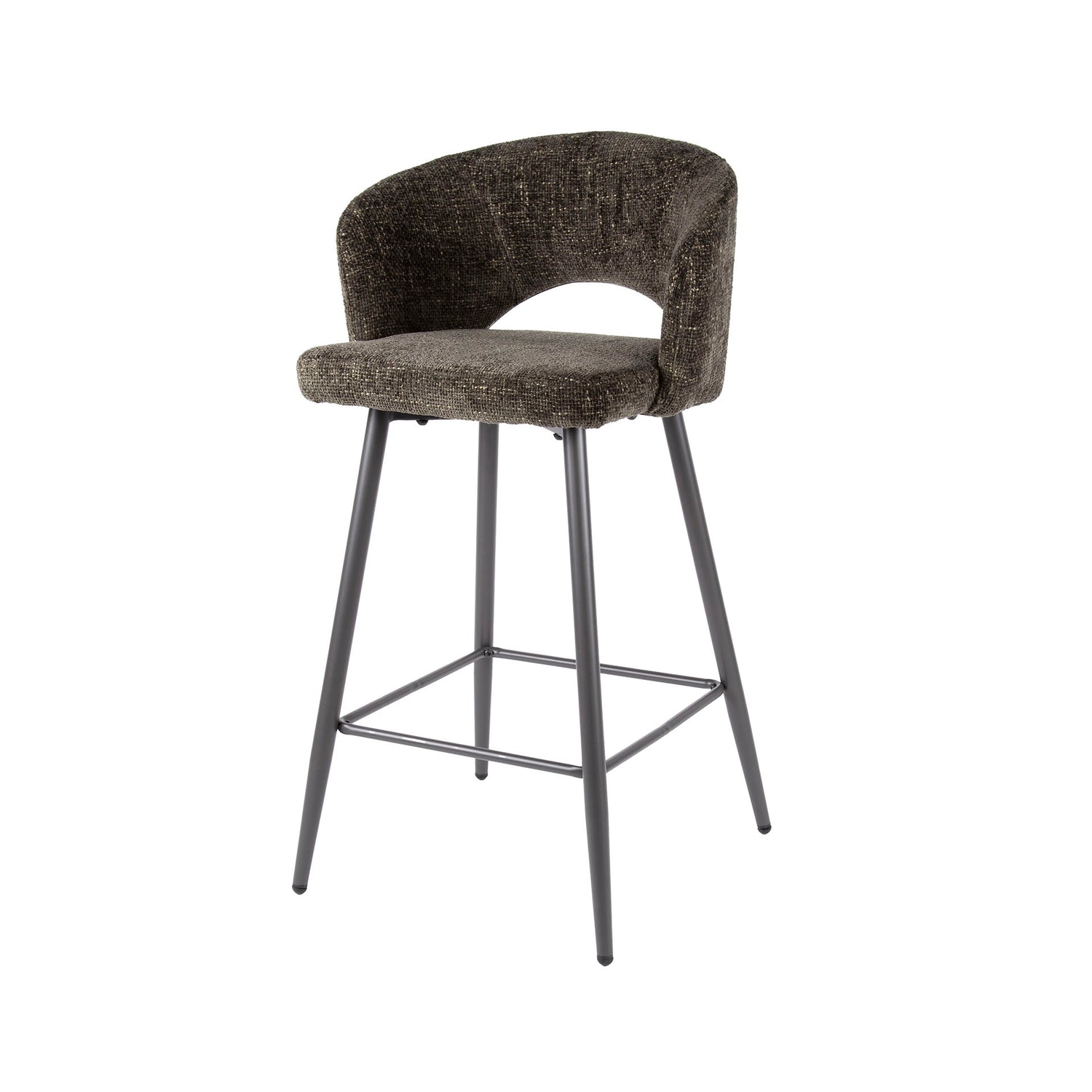 Barstoel Salon 2 stuks - 51x50x94 cm - Cargo Bruin - Tissee
