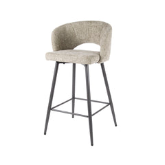 Barstoel Salon 2 stuks - 51x50x94 cm - Tissee Cargo Zandkleur