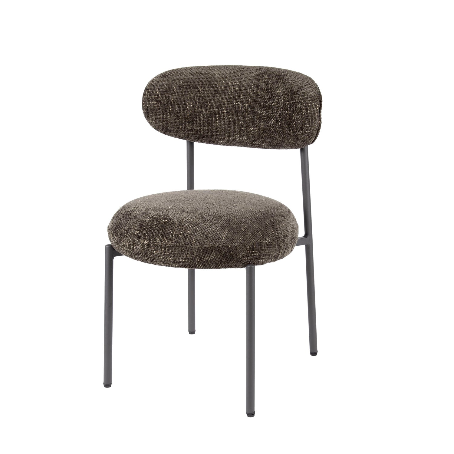 Stoel Round 2 stuks - 52x57x81 cm - Cargo Bruin - Tissee