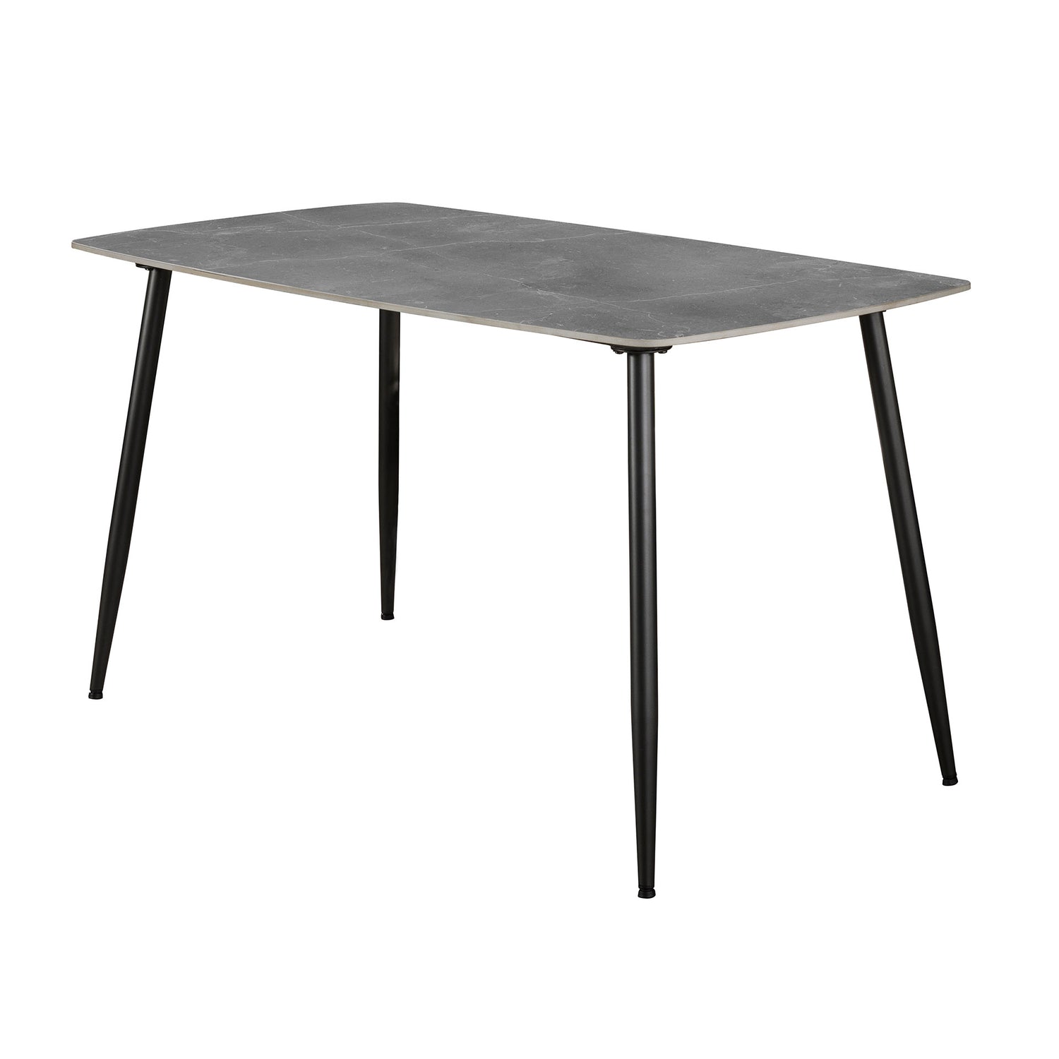 Eettafel Ceramic - 140x80x77 cm - Naturel Lightgrey - Ceramic