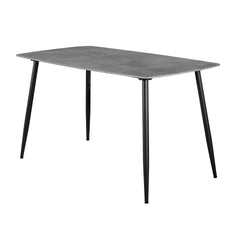 Eettafel Ceramic - 140x80x77 cm - Naturel Lightgrey - Ceramic