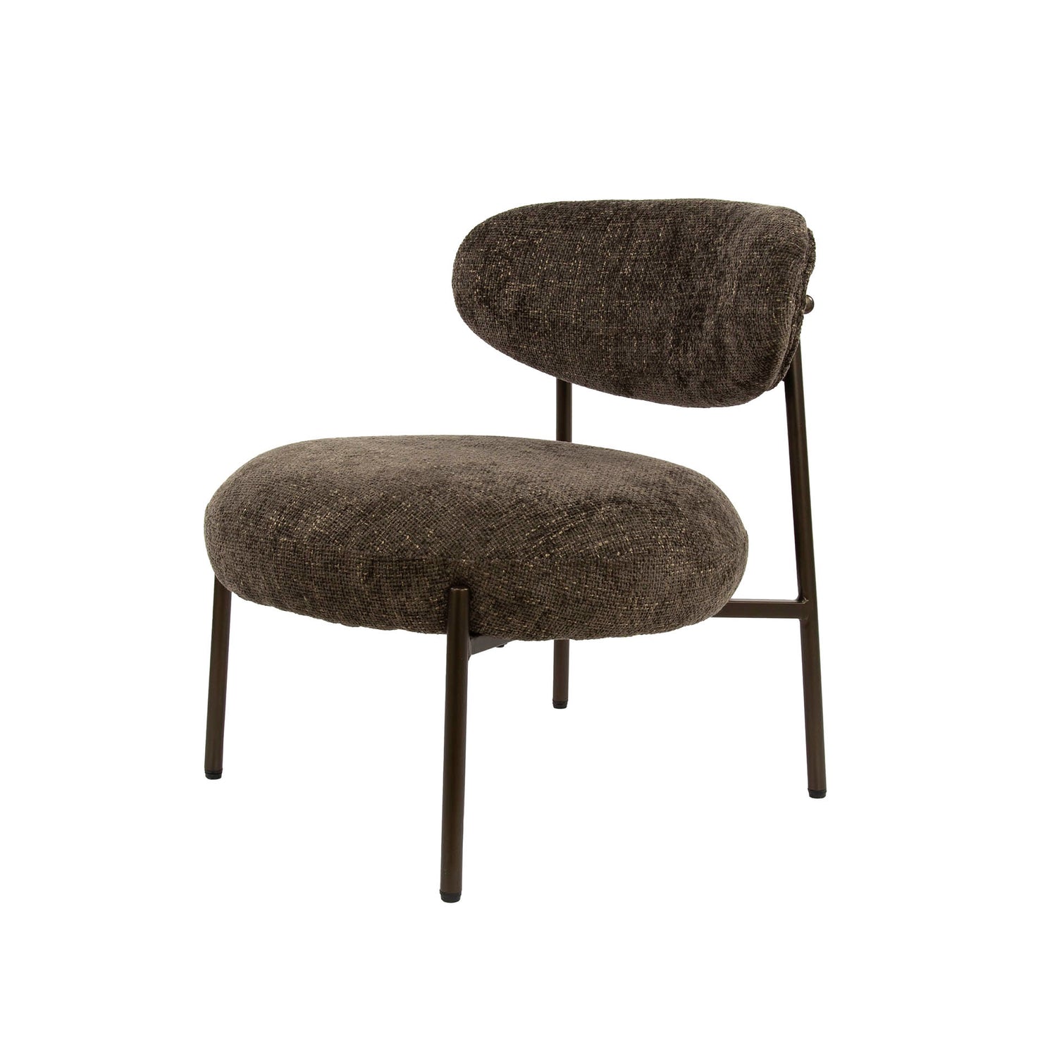 Fauteuil Round Tissee Cargo - 62x67x71 cm - Bruin