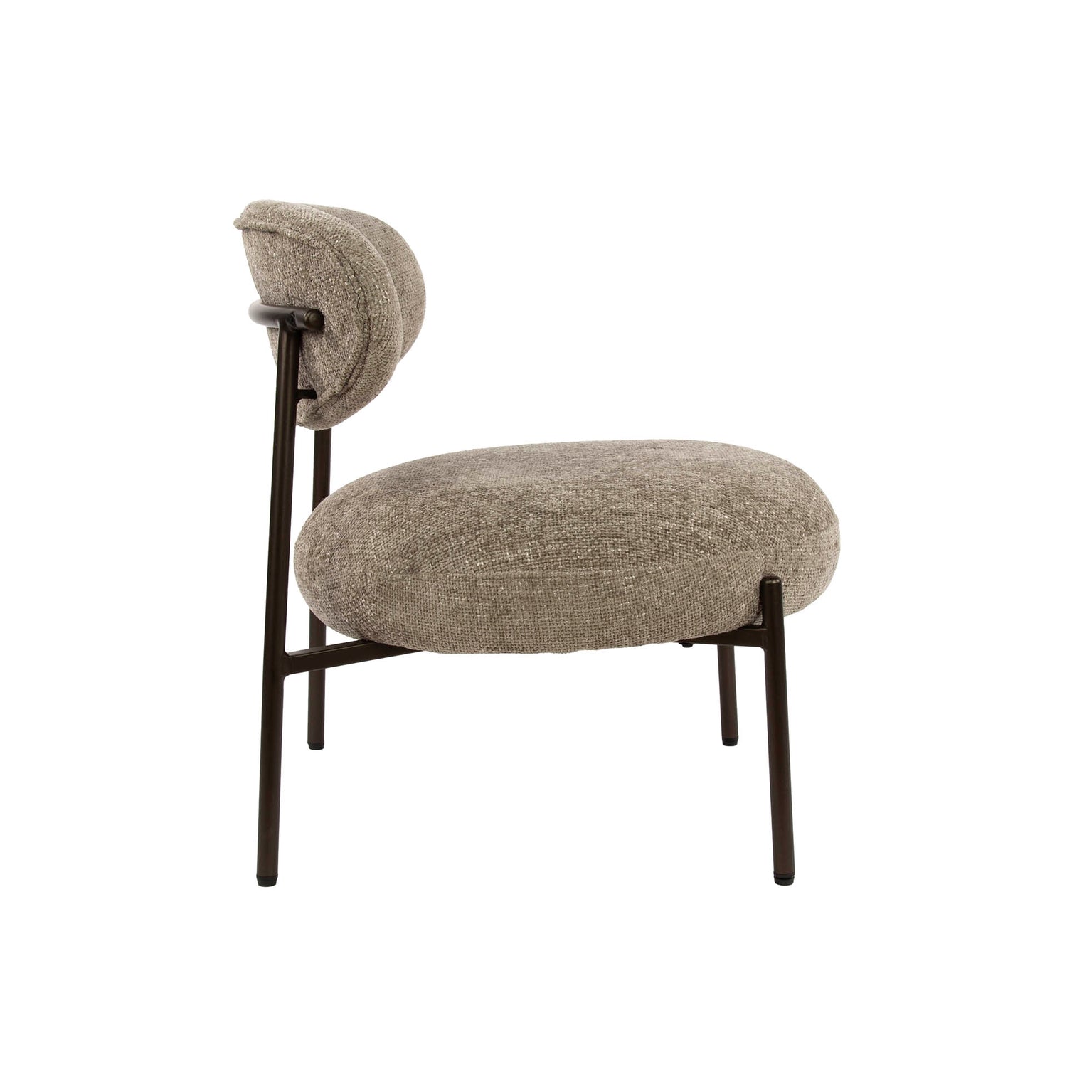 Fauteuil Round - 62x67x71 cm - Zand - Tissee Cargo