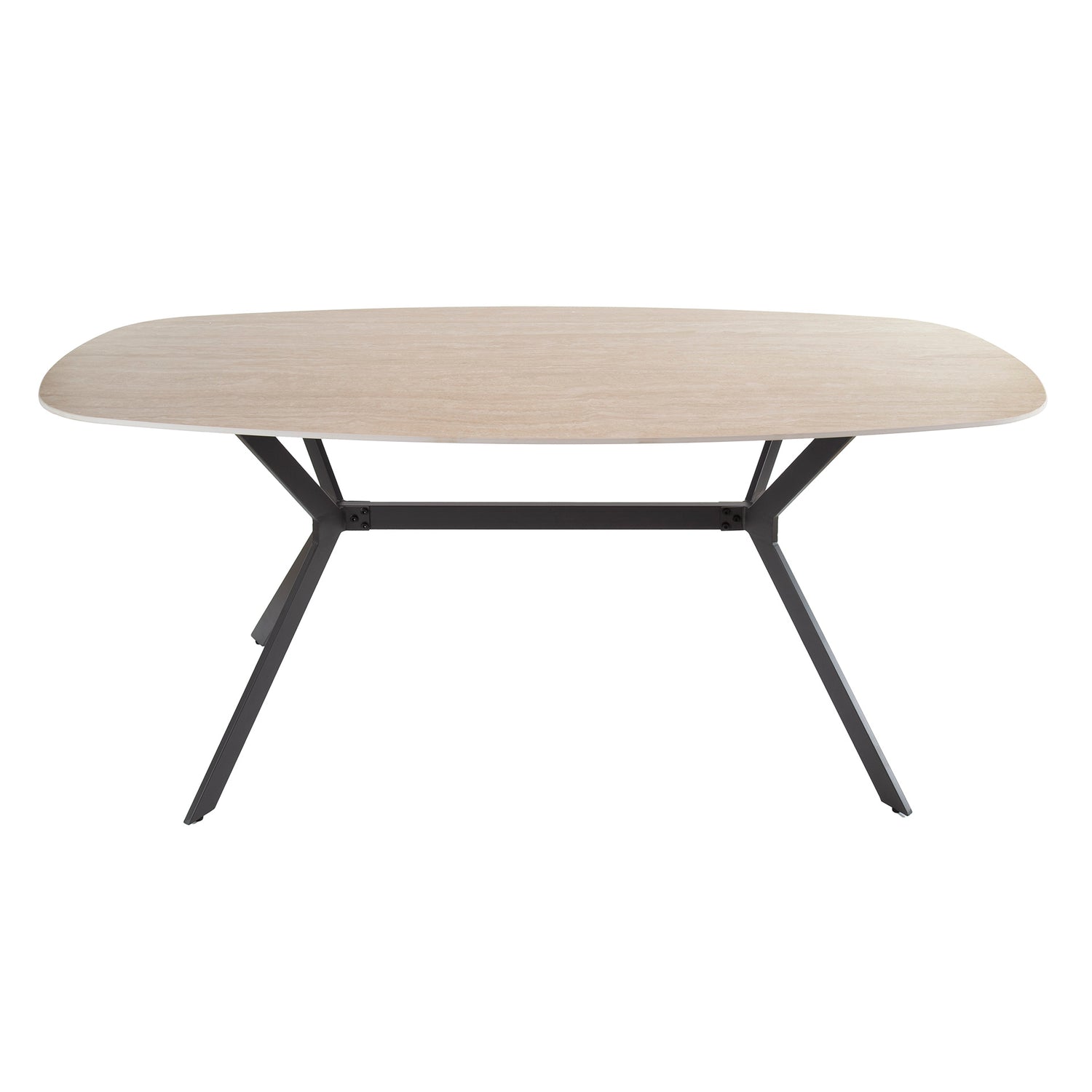Eettafel Romano Ceramic Ovaal - 180x90x76 cm - Ceramic Travertine