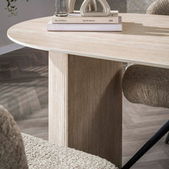 Eettafel Romano Arch - 180x90x77 cm - Ceramic Travertine