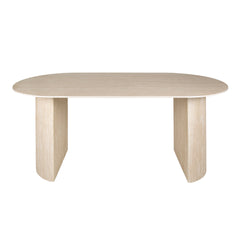 Eettafel Romano Arch - 180x90x77 cm - Ceramic Travertine