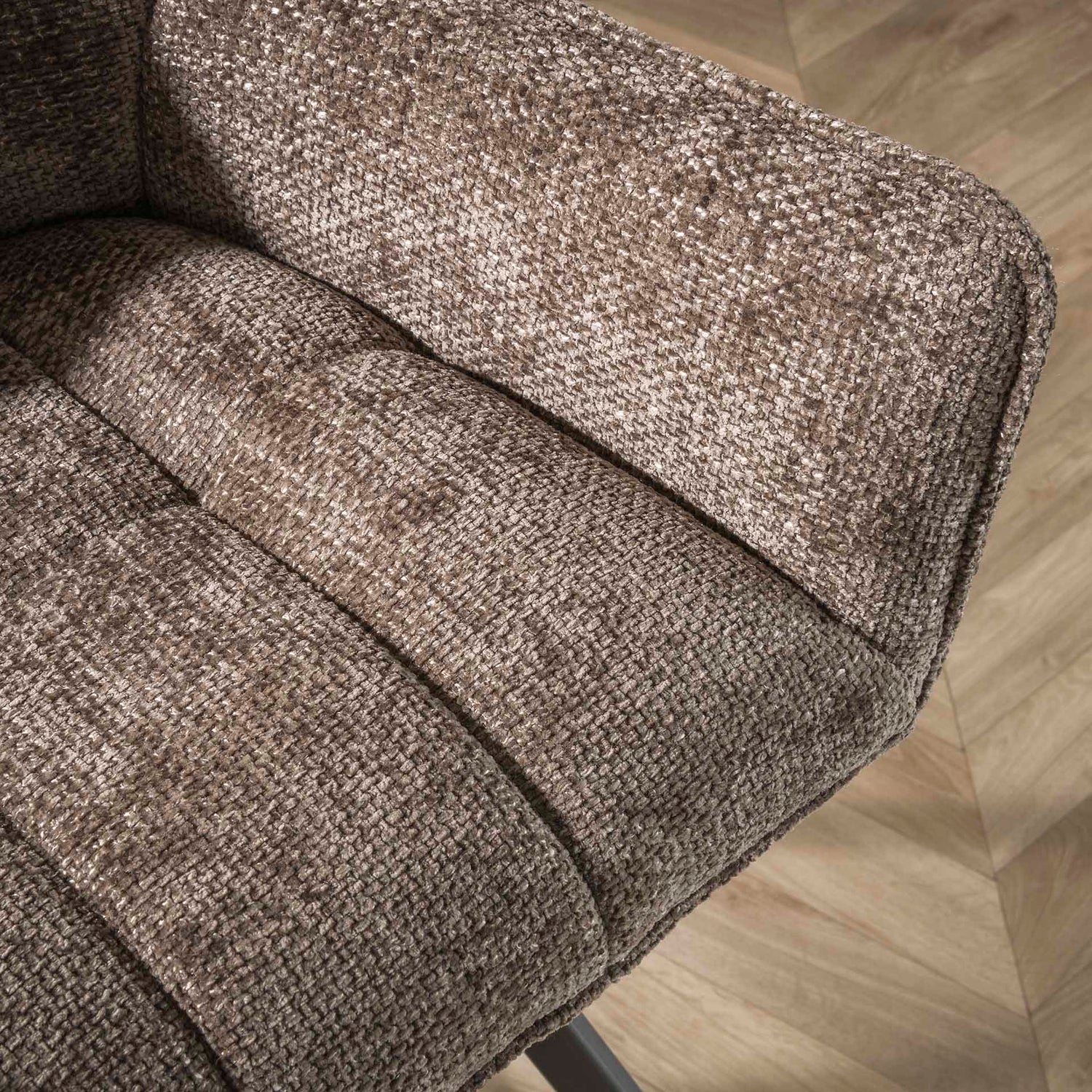Armstoel Raster Draaibaar 2 stuks - 63x60x81 cm - Rich Taupe