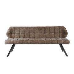 Eetkamerbank Raster - 180x58x81 cm - Boucle Taupe