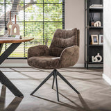 Armstoel Lounge 2 stuks - 66x67x90 cm - Rich Taupe