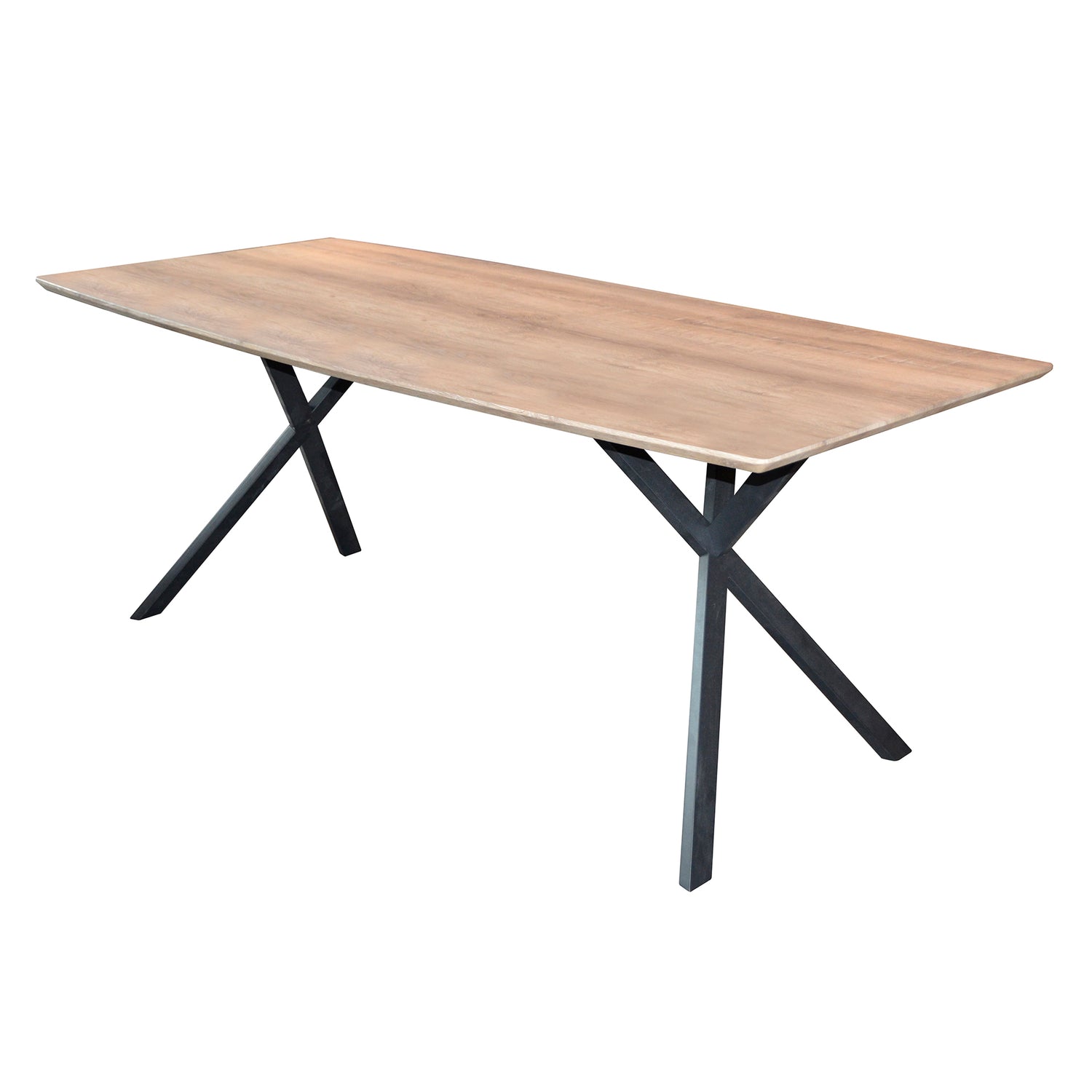 Eettafel Ovaal - 190x90x76 cm - Antiquewash - 3D Eiken