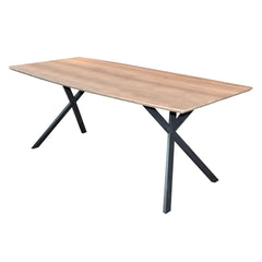 Eettafel Ovaal - 190x90x76 cm - Antiquewash - 3D Eiken