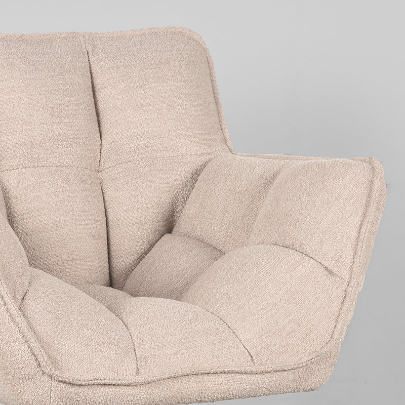 LABEL51 Fauteuil Ian - Natuurlijk - Lus