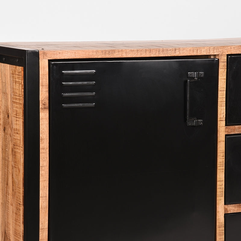 LABEL51 Dressoir Brussels - Ruw - Mangohout - 190 cm