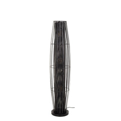Vloerlamp 120 3L Cylinder Mesh - 27x27x120 cm - Charcoal