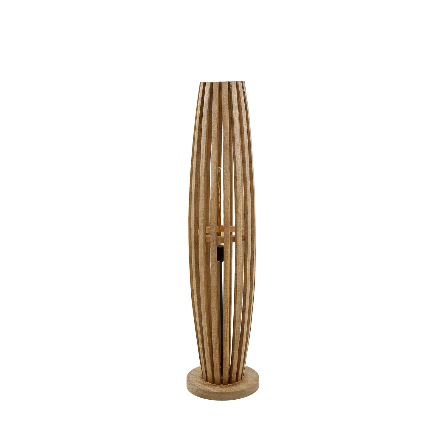 Vloerlamp 1L Orbit - 105x22x22 cm - Mango Naturaal