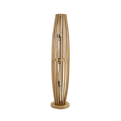 Vloerlamp met 3 Lampen orbit L - 145x28x28 cm - Naturel - Mango