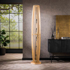 Vloerlamp 5L Orbit XL - 190x30x30 cm - Mango Naturel