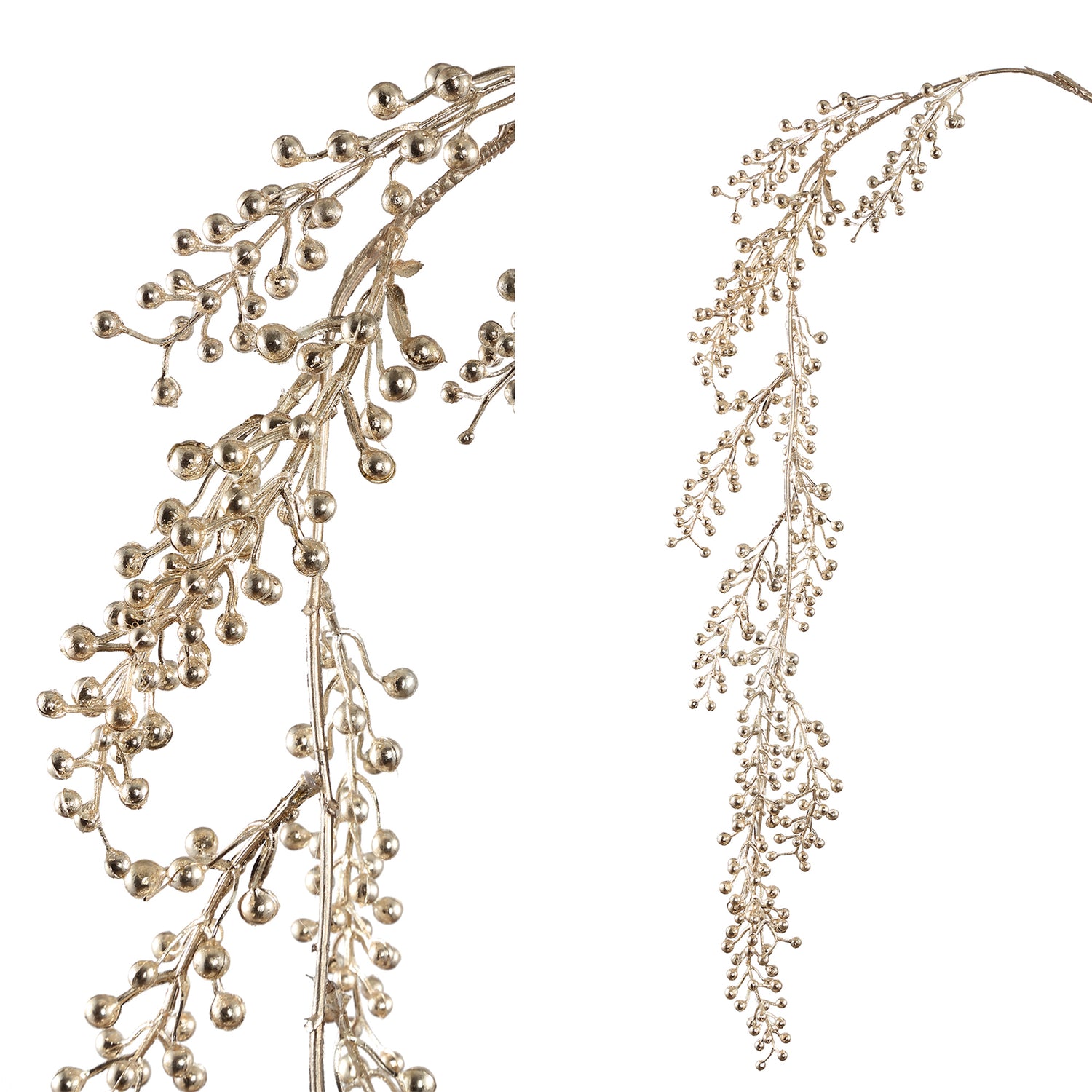 Berry Plant Gold Berry Hanging Spray