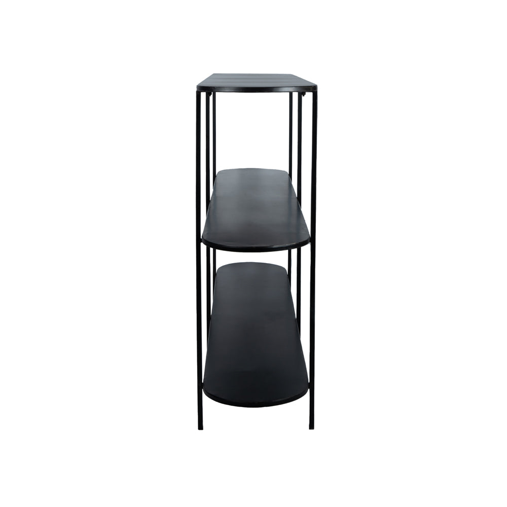 Sophisticated Metal Black Sidetable