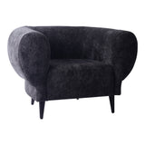 Elefan Anthracite Fauteuil Round Armrest