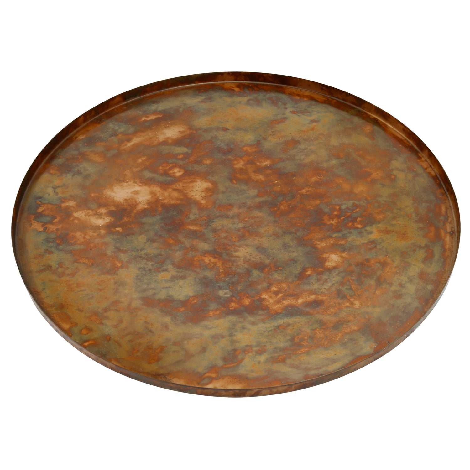 Cars Copper Antique Iron Tray Round S