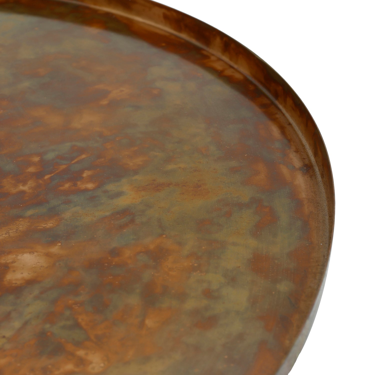 Cars Copper Antique Iron Tray Round S