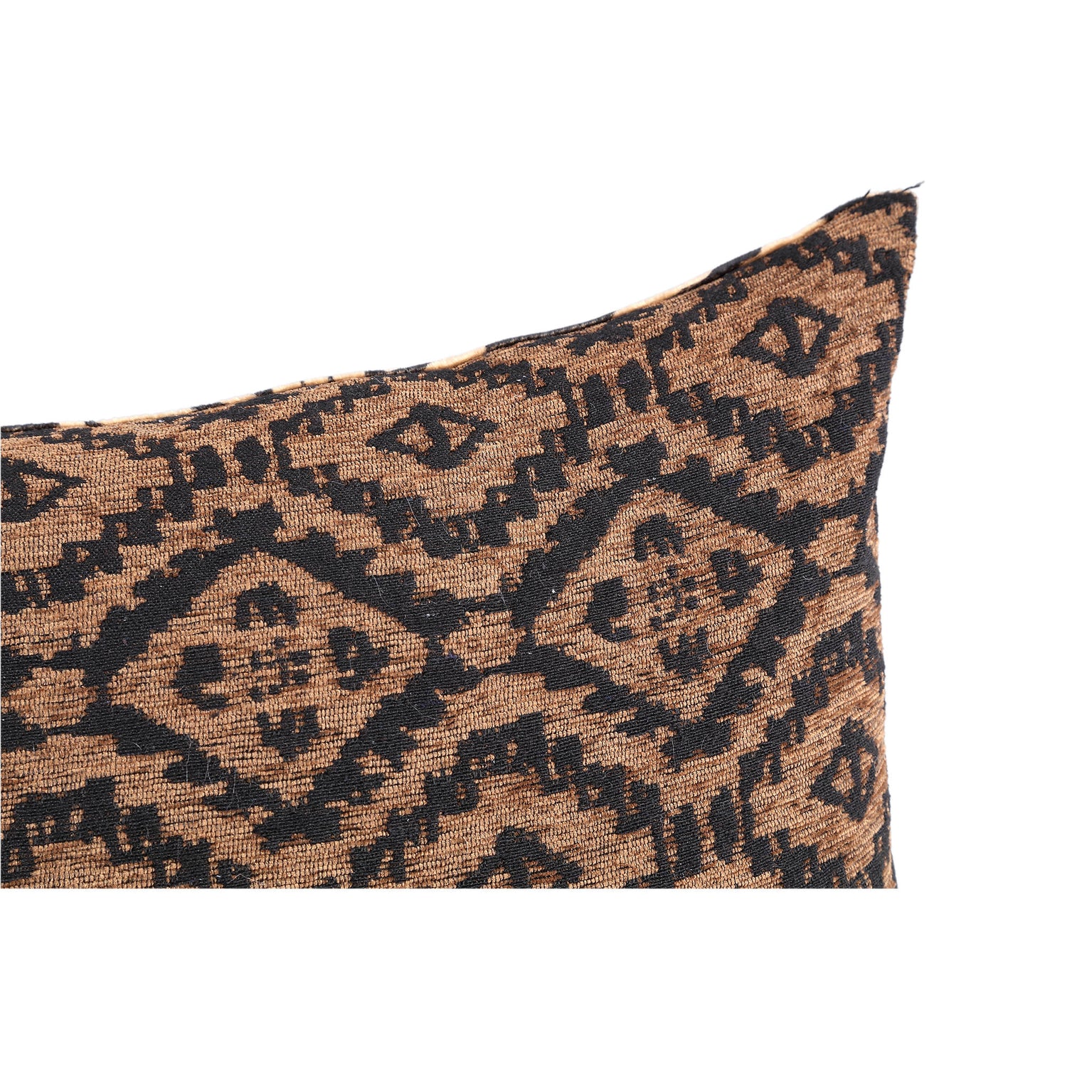 Clarke Brown Double Printed Fabric Cushion Square