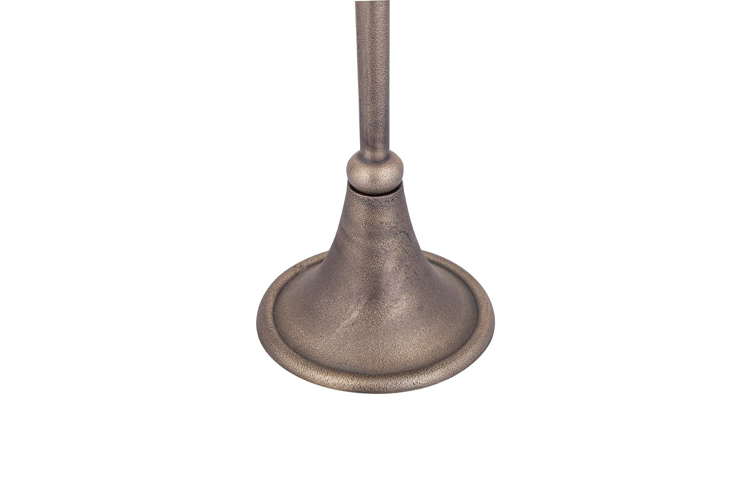 Zival Brass Casted Alu Candleholder Round High