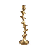 Movy Gold Poly Candle Holder L