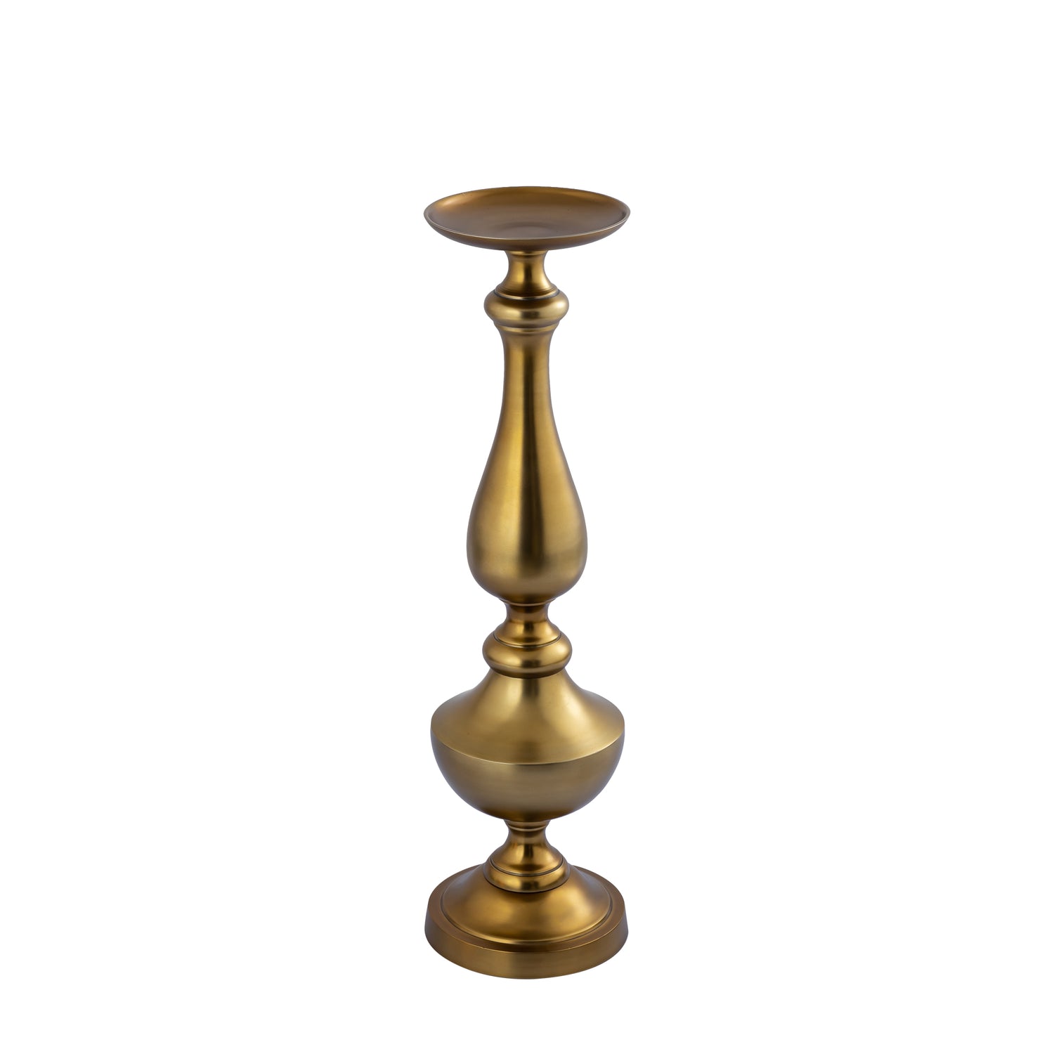 Centy Brass Casted Alu Candle Holder S