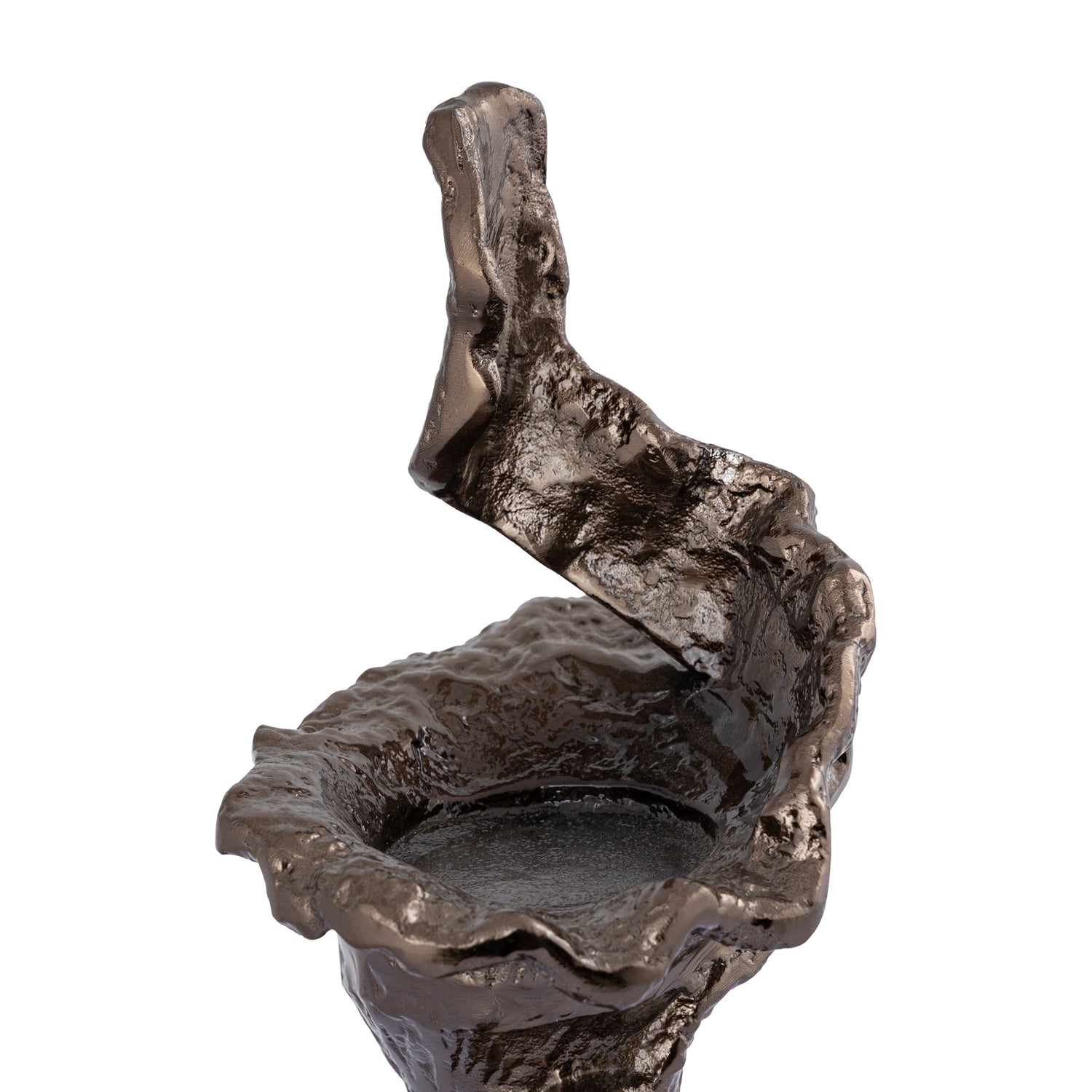 Mataly Brass Casted Alu Candle Holder S