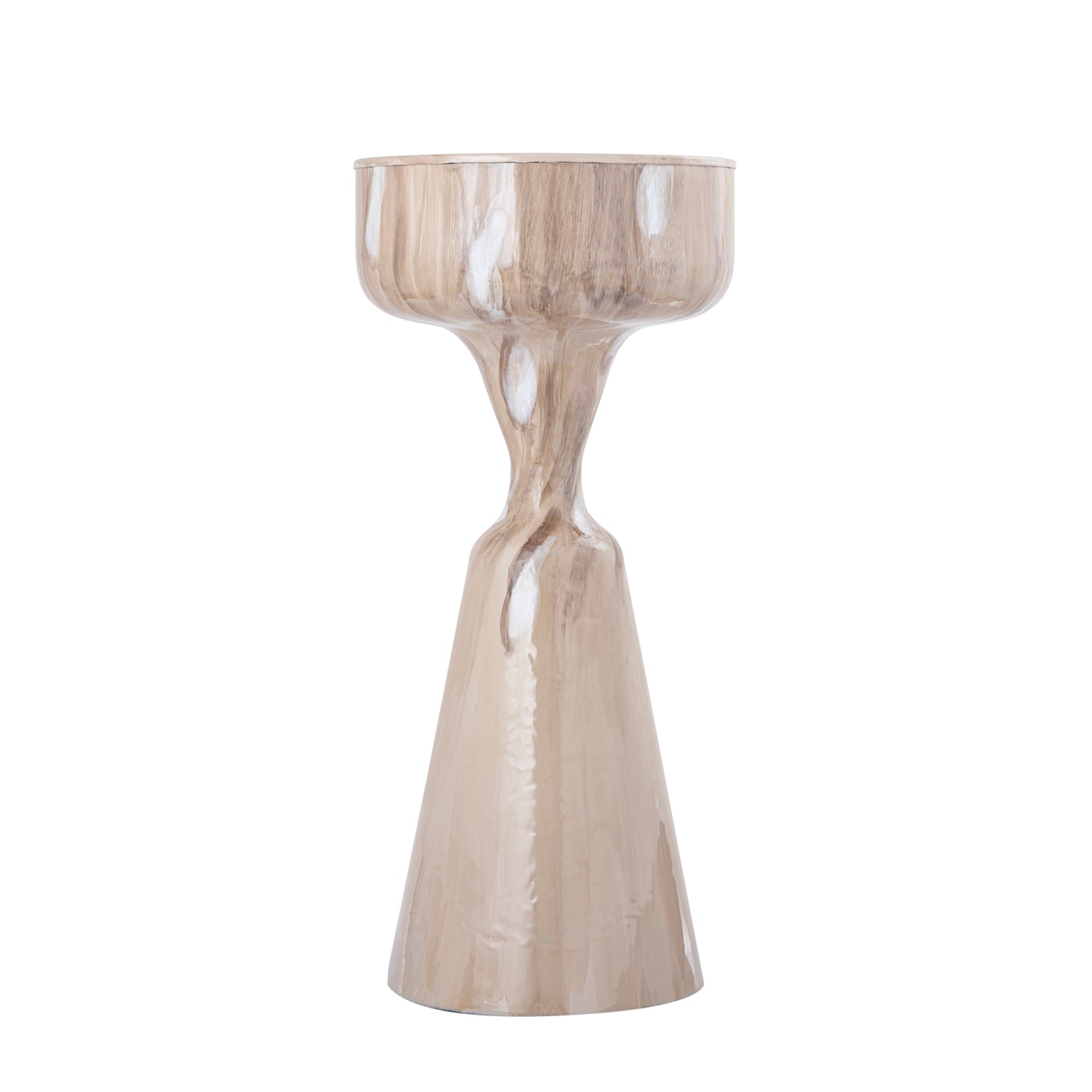 Maran Cream Shiny Ironsidetable Round L