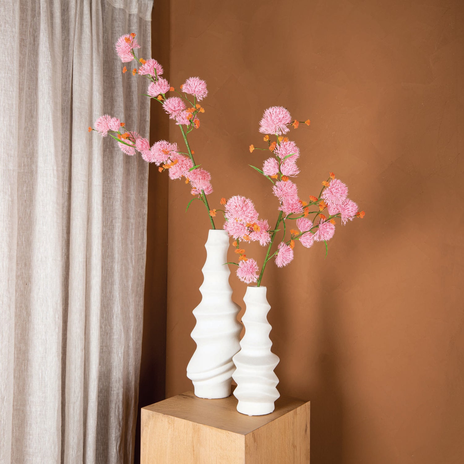 Garden Flower Light Pink Allium Spray