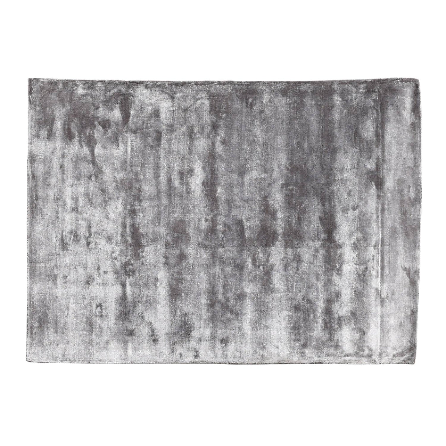 Flavia Grey Viscose Handwoven Carpet XL