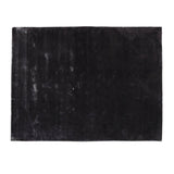 Flavia Black Viscose Handwoven Carpet XL