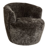 Grasa Anthracite Fiore Fabric Fauteuil