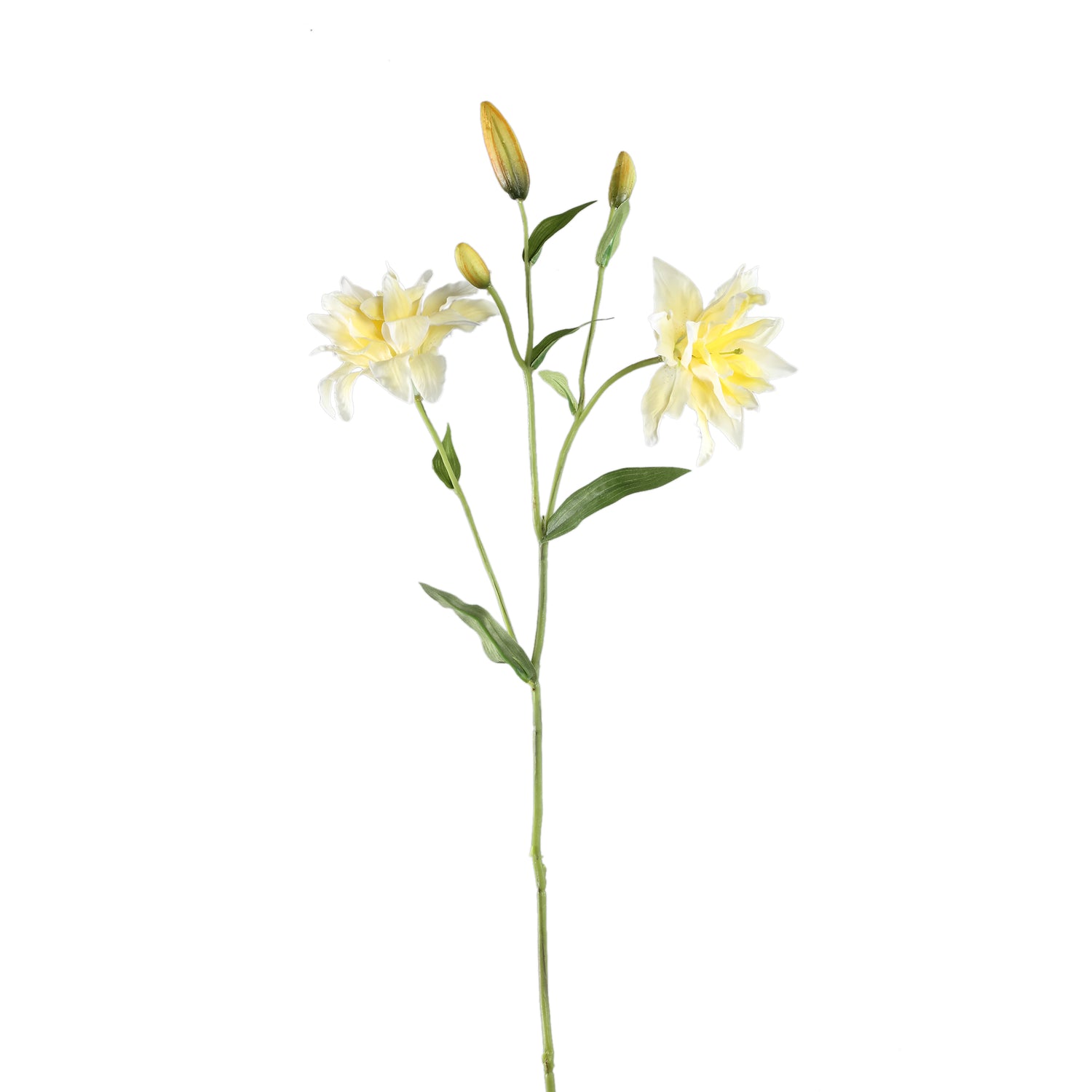 Lily Flower Yellow Double Lily Spray