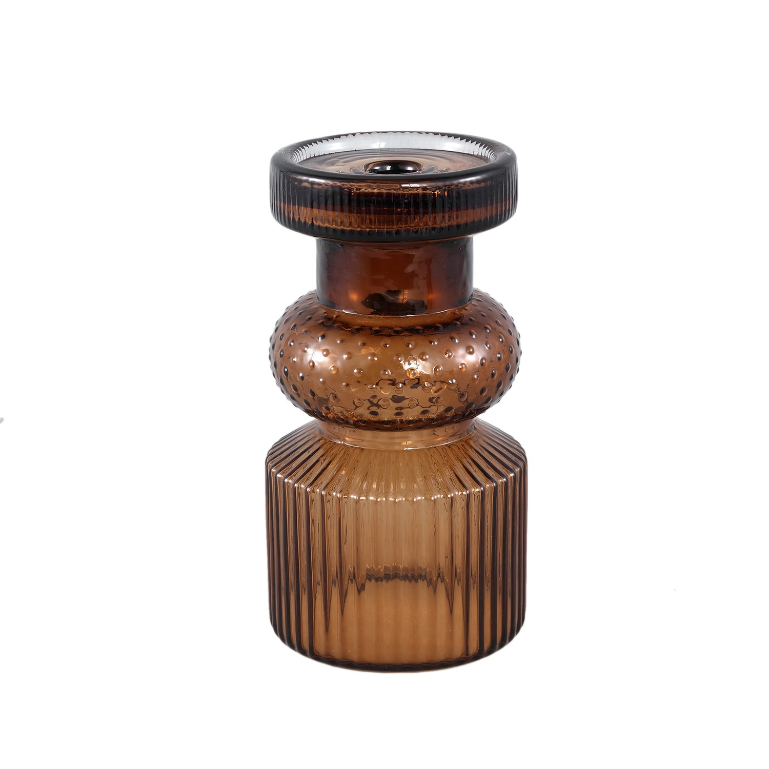 Fadri Bronze Glass Candle Holder S