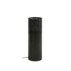 Vloerlamp Ø20 Cilinder - 20x20x60 cm - Zwart Nikkel