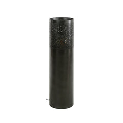 Vloerlamp Ø25 Cilinder - 25x25x90 cm - Zwart Nikkel