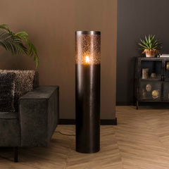 Vloerlamp Ø25 Cilinder - 25x25x120 cm - Zwart Nikkel