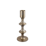 Taika Gold Alu Round Candle Holder Tabs Low