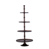 Glinda Copper Alu Etagere Round L
