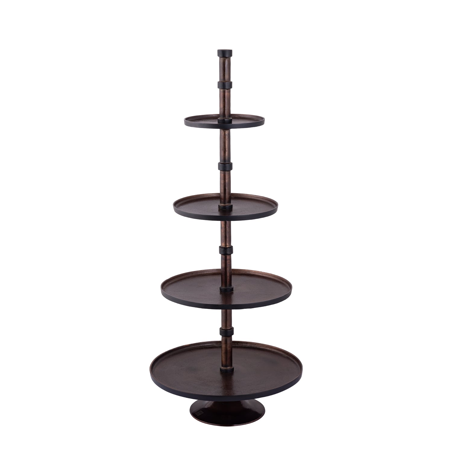 Glinda Copper Alu Etagere Round L