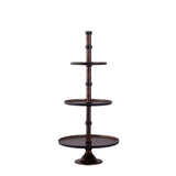 Glinda Copper Alu Etagere Round S