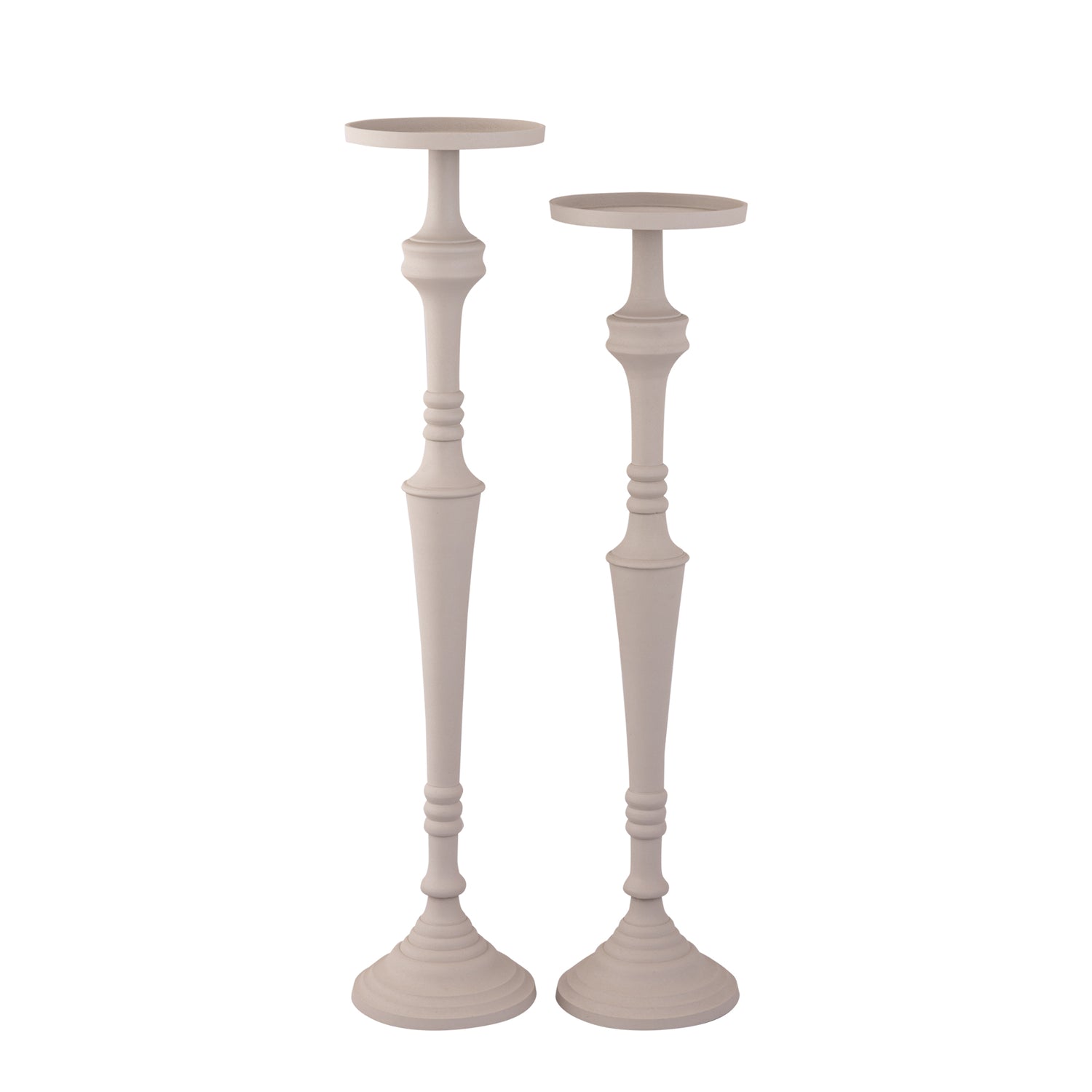 Helen Beige Alu Candle Holder Powder Coated L