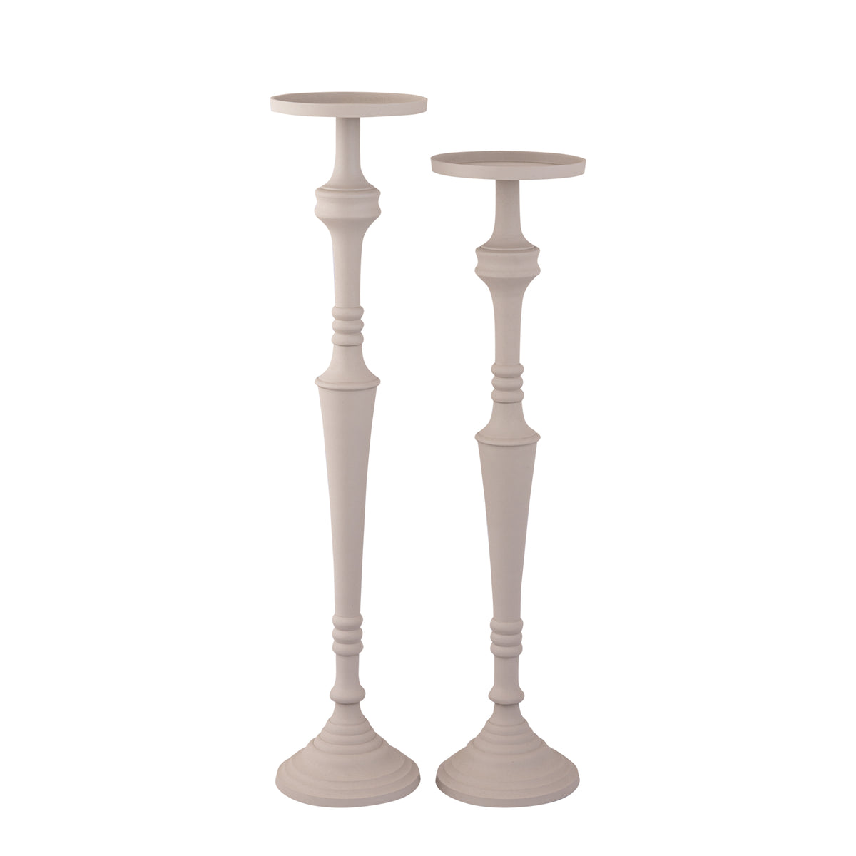 Helen Beige Alu Candle Holder Powder Coated S