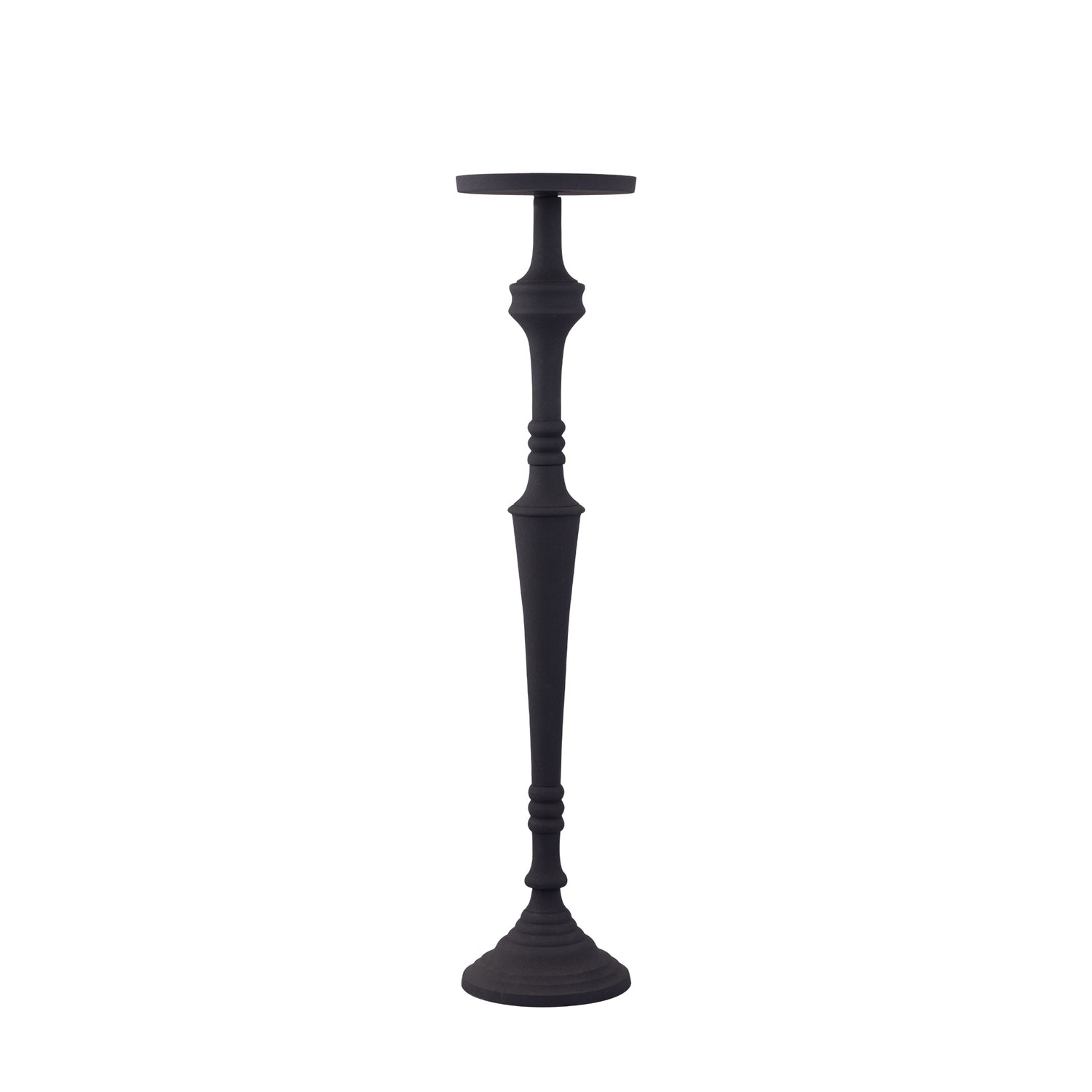 Helen Black Alu Candle Holder Powder Coated L
