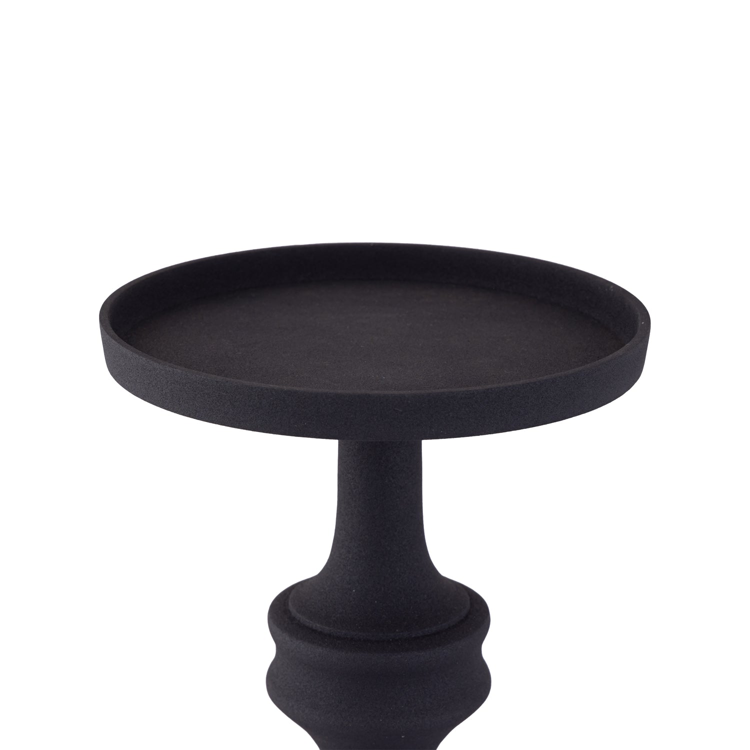 Helen Black Alu Candle Holder Powder Coated L